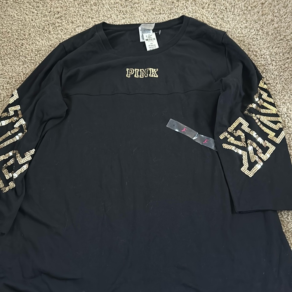 Brand new pink quarter sleeve